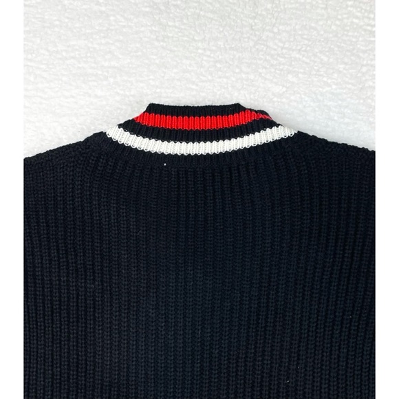 Striped Chunky Knit Sweater Mini Dress - Picture 15 of 16